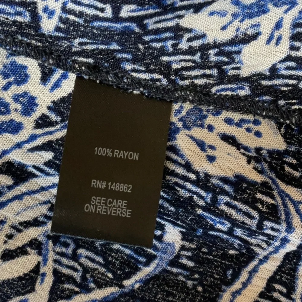 Torrid Swim Cover Up Size 14/16 Torrid size 1 / 2 Navy Black White Blue - Picture 12 of 12